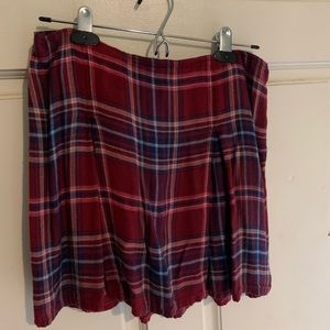 plaid skirt from abercrombie, size L